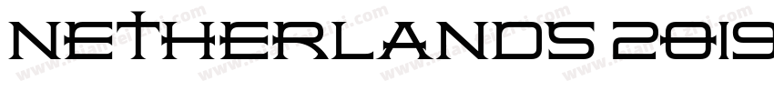 Netherlands 2019字体转换